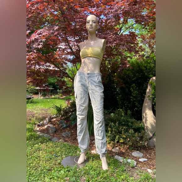 Vintage Cargo Pants with Adjustable Waist - Picture 5 of 16